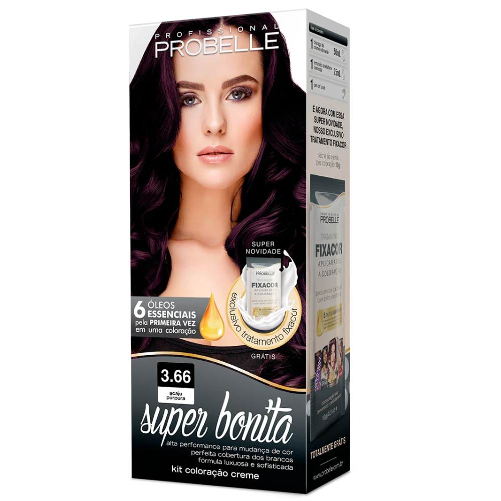 Coloração Super Bonita 3.66 Acaju Púrpura