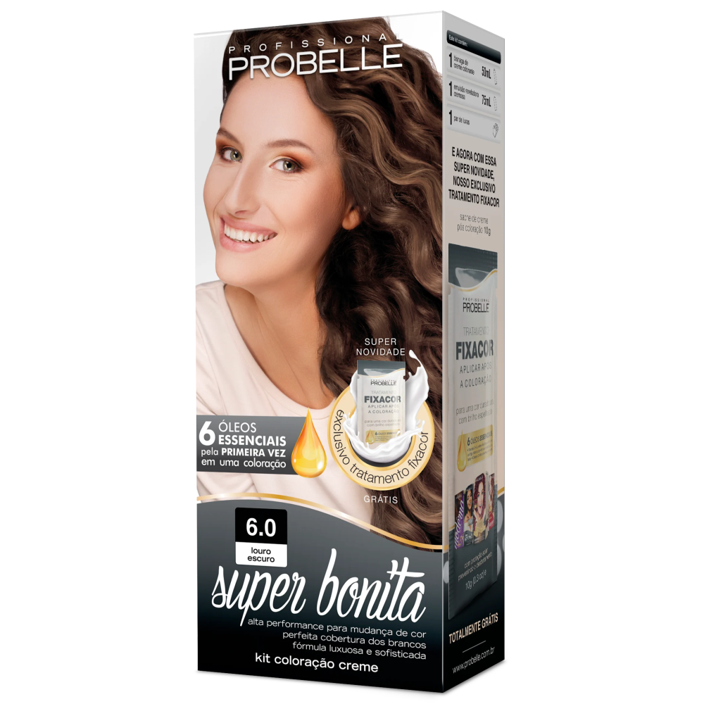 Coloração Super Bonita 6.0 Louro Escuro