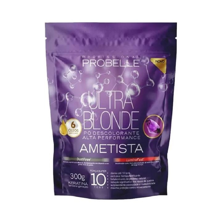 Po Descolorante Ultra Blonde Ametista 300G Stand Pouch