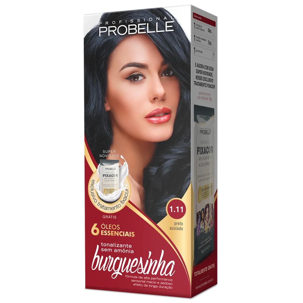Coloração Burguesinha 1.11 Preto Azulado