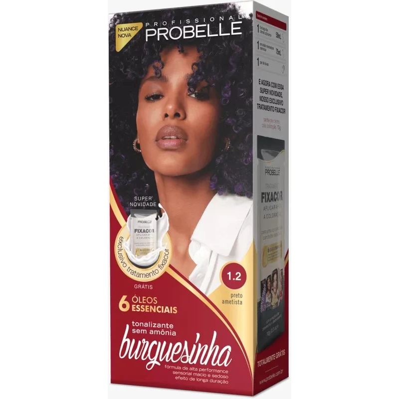 Coloração Burguesinha 1.2 Preto Ametista