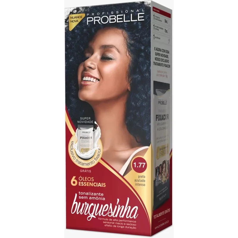 Coloração Burguesinha 1.77 Preto Azulado Intenso