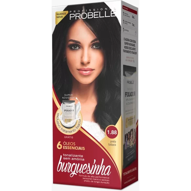 Coloração Burguesinha 1.88 Preto Tabaco