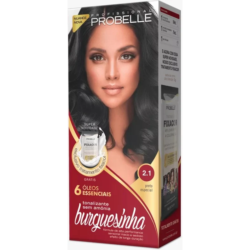 Coloração Burguesinha 2.1 Preto Especial
