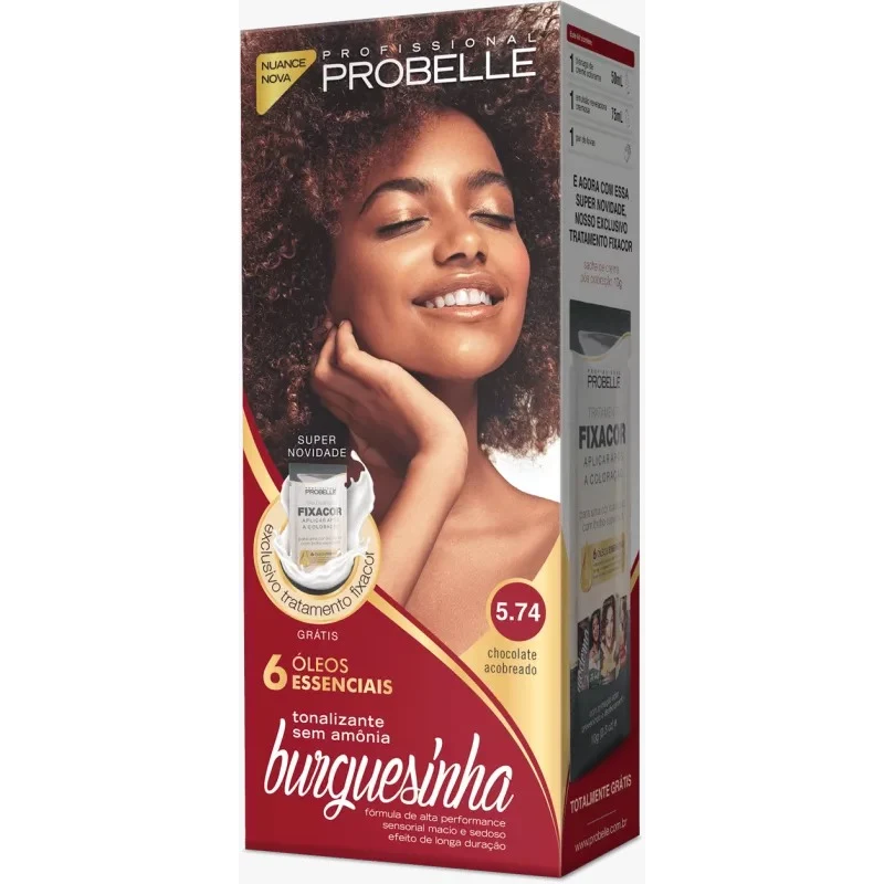 Coloração Burguesinha 5.74 Chocolate Acobreado
