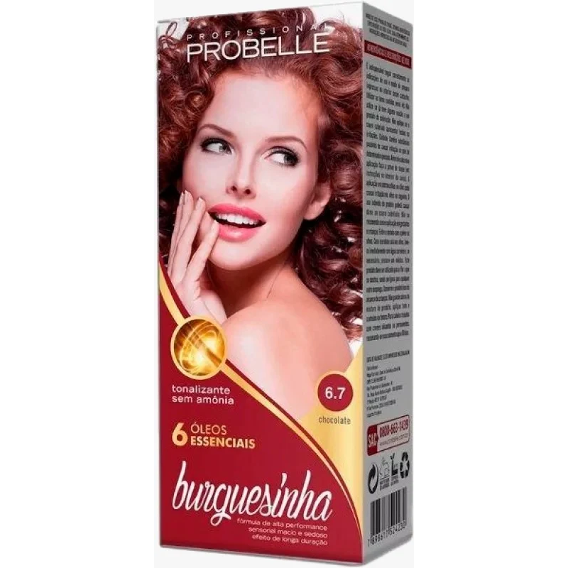 Coloração Burguesinha 6.7 Louro Escuro Marrom