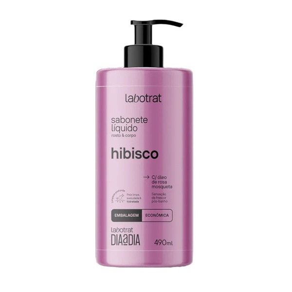 Sabonete Líquido Labotrat Hibisco Dia A Dia 490ml