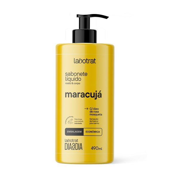 Sabonete Líquido Labotrat Maracujá Dia A Dia 490ml