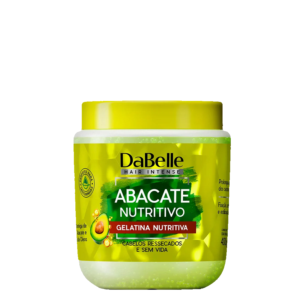 Gelatina Nutritiva Dabelle Abacate 400G