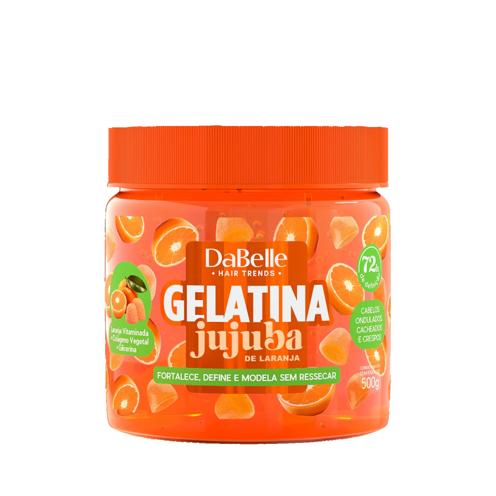 Gelatina Dabelle Jujuba De Laranja 500G
