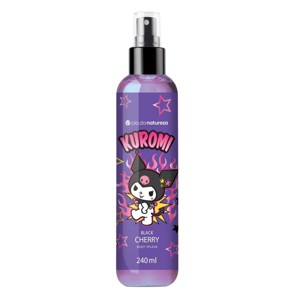Desodorante Colônia Body Splash Cia Da Natureza Kuromi 240ml
