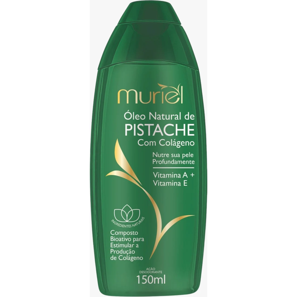 Óleo Corporal Muriel Natural Pistache Com Colâgeno 150ml