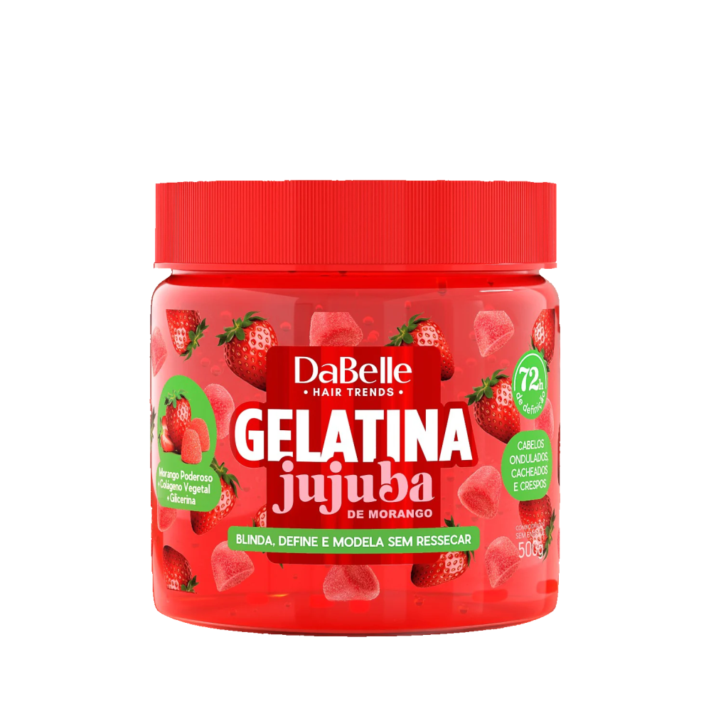 Gelatina Dabelle Jujuba De Morango 500G