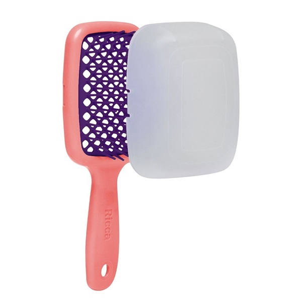 Escova de Cabelo Ricca Belliz Flex Go Mini Coral Ref. 2451