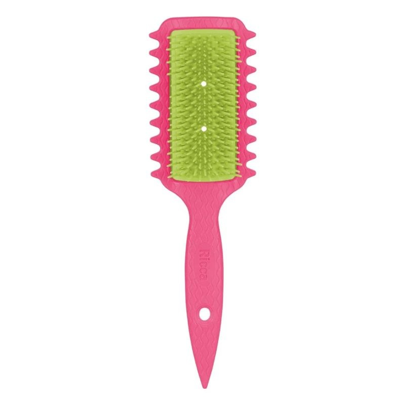 Escova de Cabelo Ricca Belliz Flex Fita Curl Rosa Ref. 2446