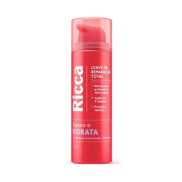 Leave-In Ricca Belliz 50ml Reparação Total Ref. 2838