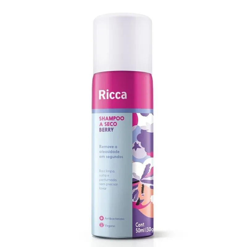Shampoo a Seco Ricca Belliz 50ml Berries Ref. 2843