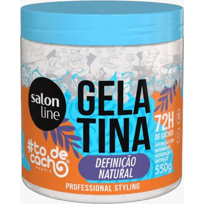 Gelatina #Todecacho Definição Natural 550G