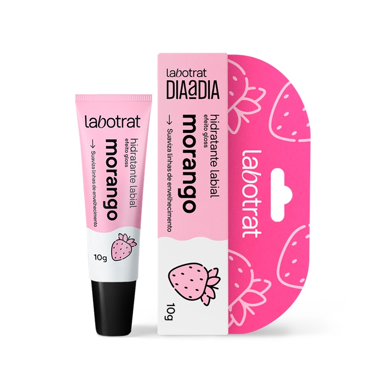 Hidratante Labial Labotrat Morango Dia A Dia 10G