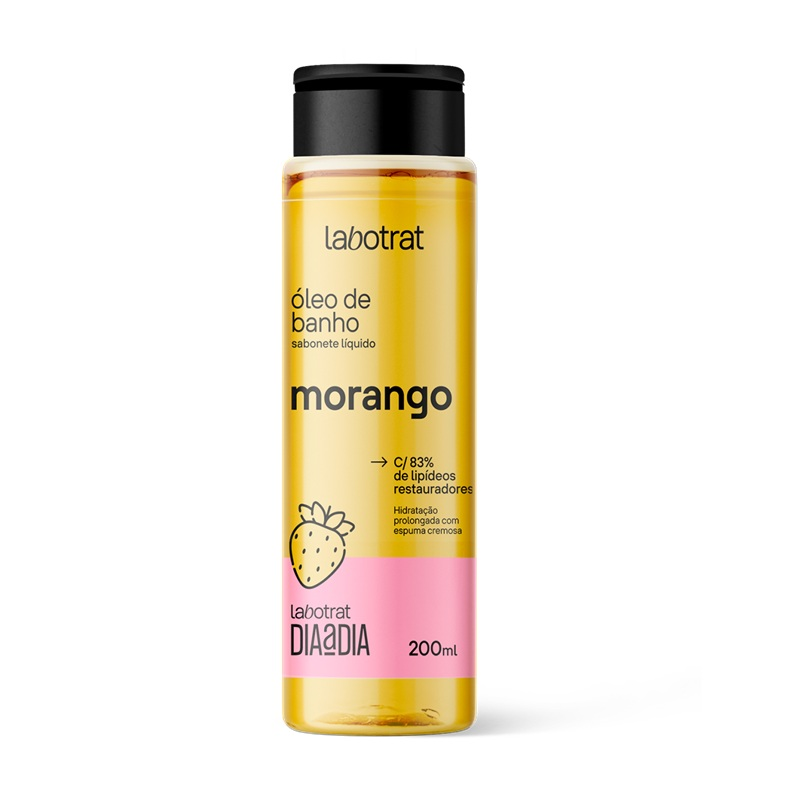 Óleo De Banho Labotrat Morango Dia A Dia 200ml
