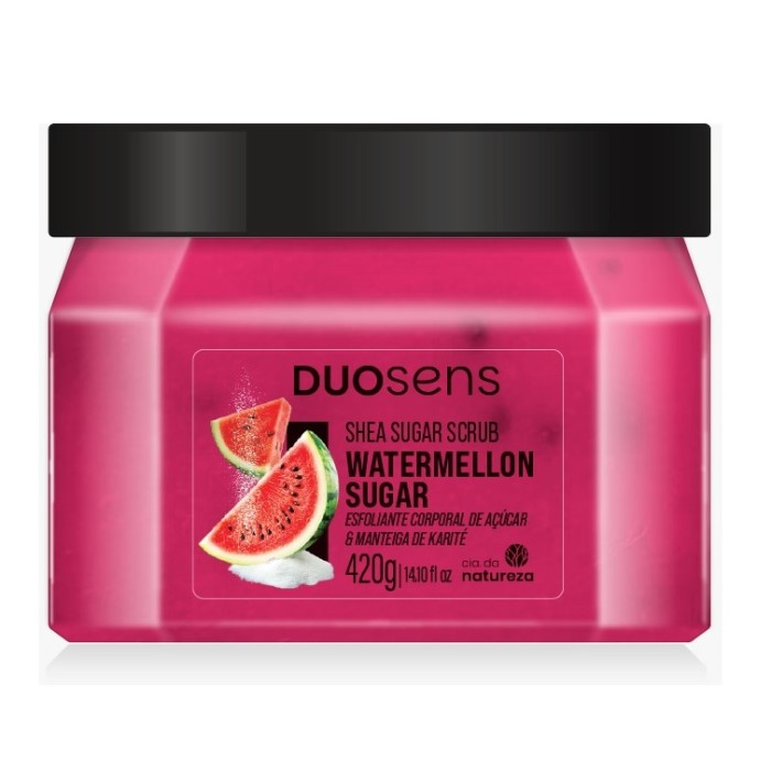 Esfoliante Cia Da Natureza Duosens Watermelon Sugar 420G