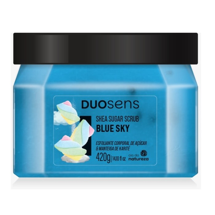 Esfoliante Cia Da Natureza Duosens Blue Sky 420G