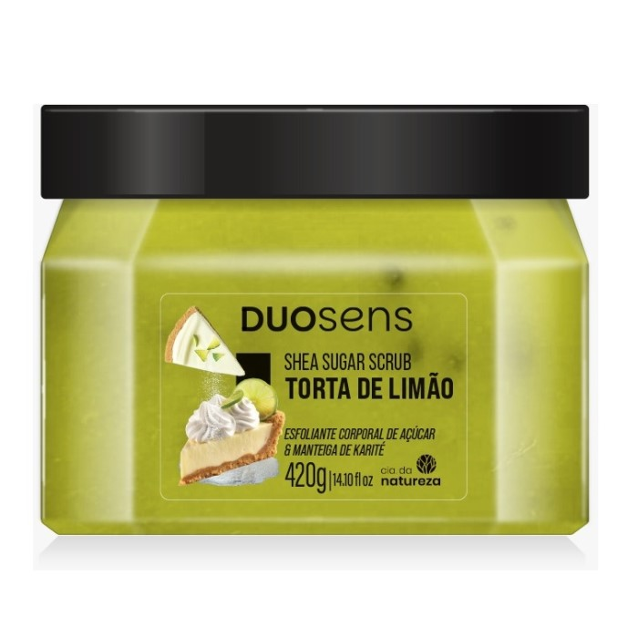 Esfoliante Cia Da Natureza Duosens Torta De Limão 420G