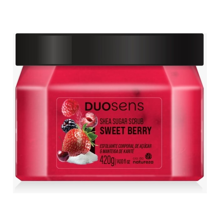 Esfoliante Cia Da Natureza Duosens Sweet Berry 420G