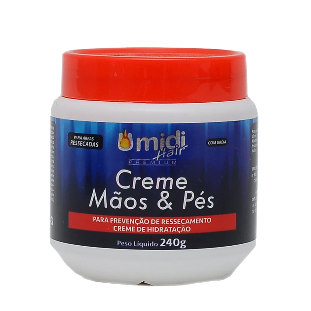 Creme Hidratante Umidi Hair Mãos E Pés 240G
