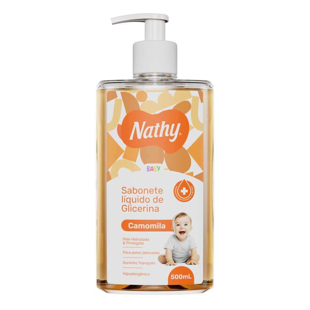 Sabonete Líquido Nathy Glicerina Camomila 500ml
