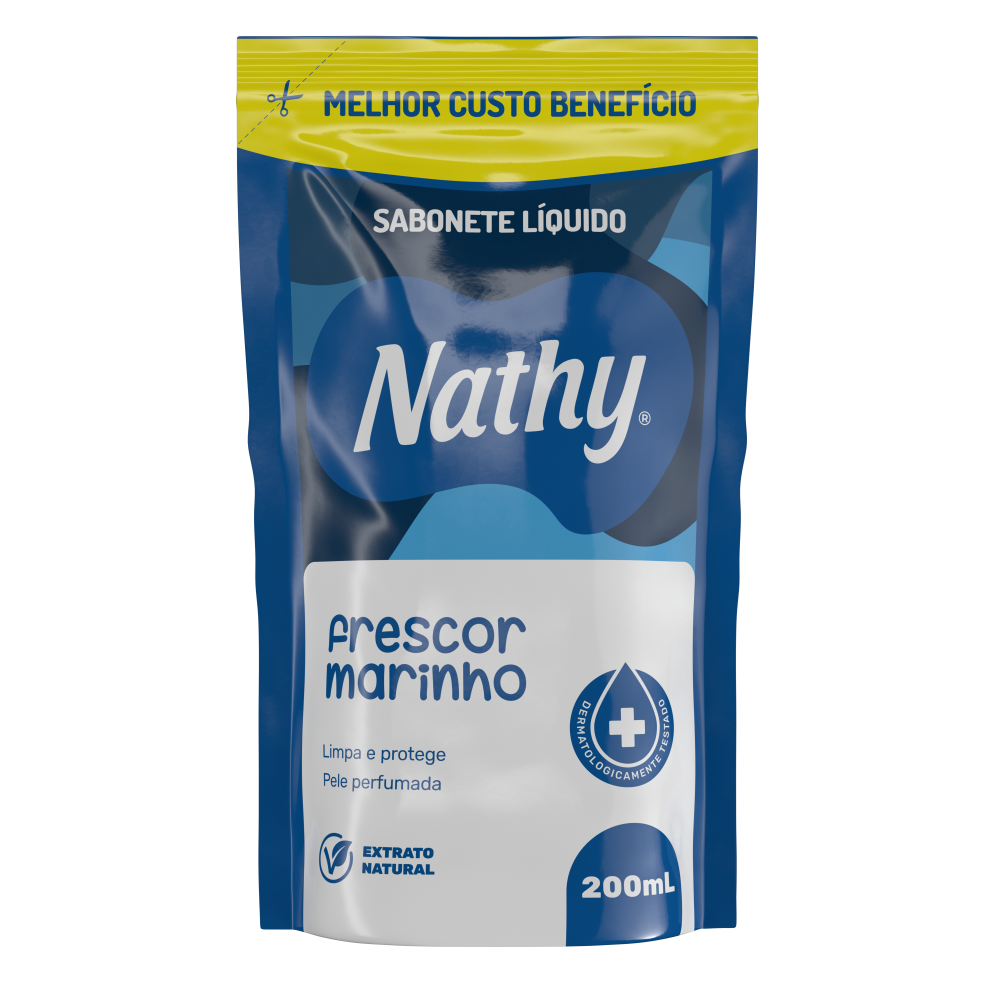 Sabonete Líquido Nathy Refil Frescor Marinho 200ml