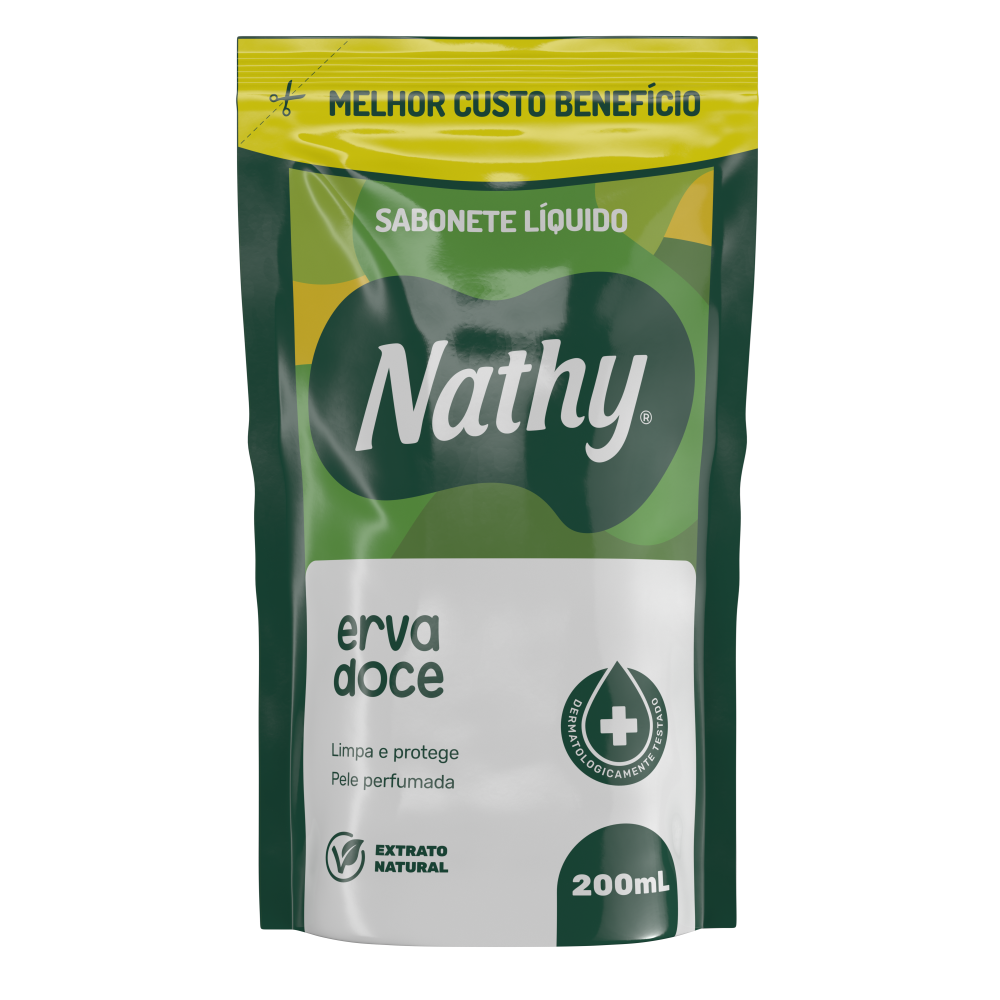 Sabonete Líquido Nathy Refil Erva Doce 200ml