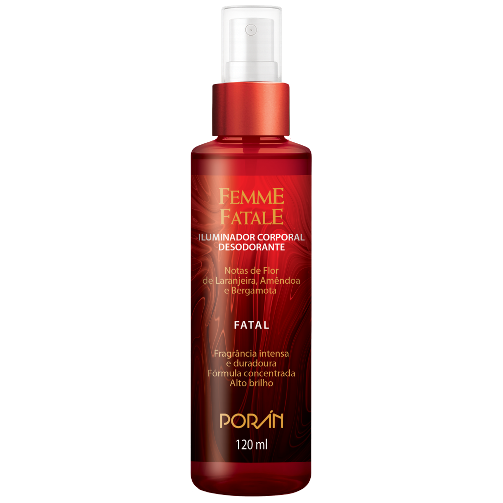 Iluminador Corporal Porán Femme Fatale Fatal 120ml
