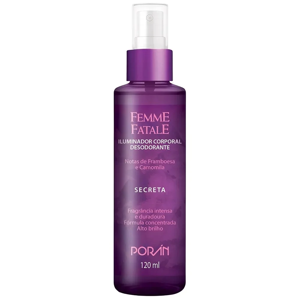 Iluminador Corporal Porán Femme Fatale Secreta 120ml