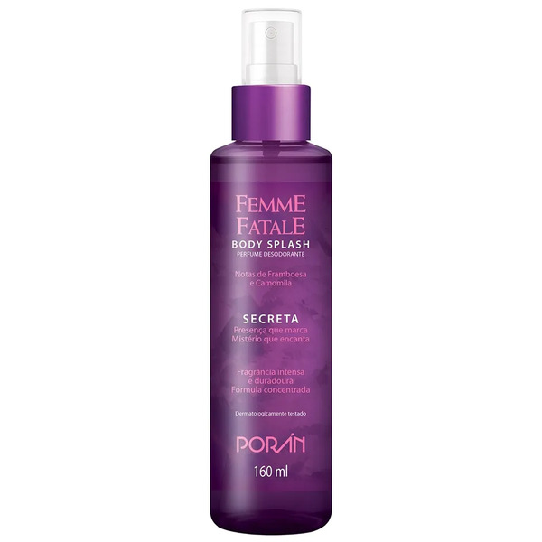 Body Splash Porán Femme Fatale Secreta 160ml
