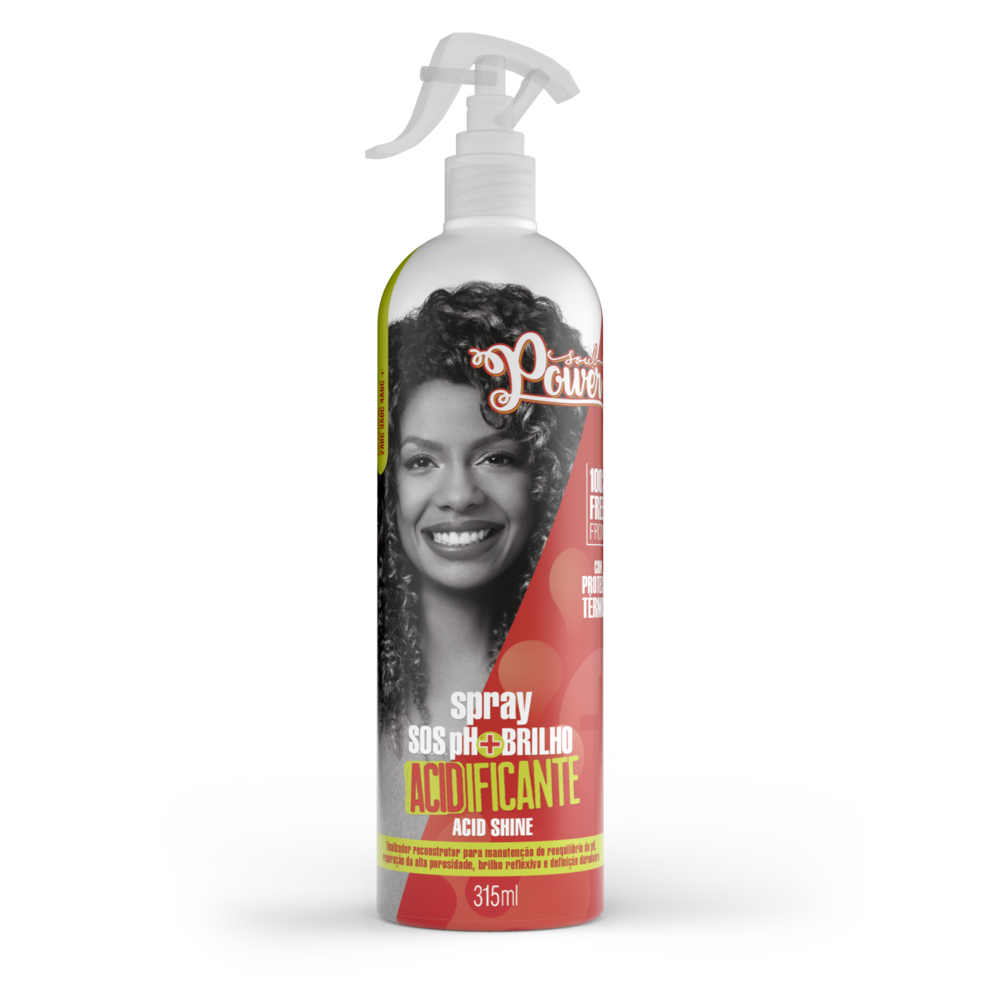 Spray Soul Power S.O.S Ph + Brilho Acidificante Shine 315ml
