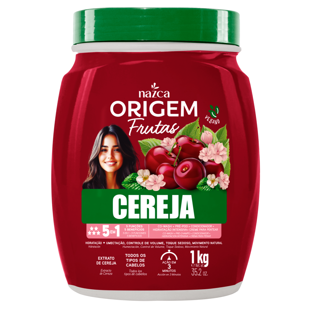 Creme De Hidratação Origem 5 Em 1 Cereja 1Kg