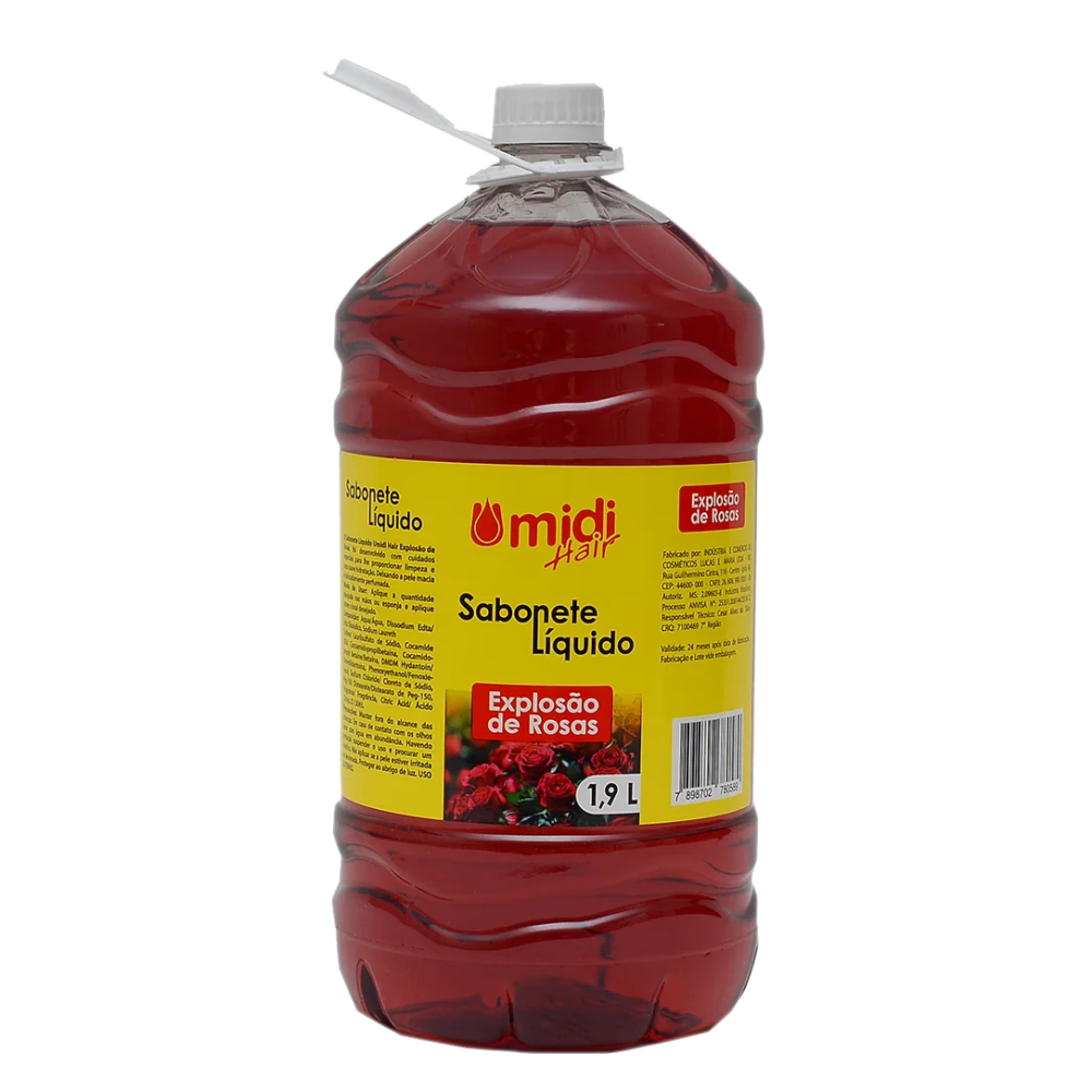 Sabonete Líquido Umidi Hair Explosão De Rosas 1,9L