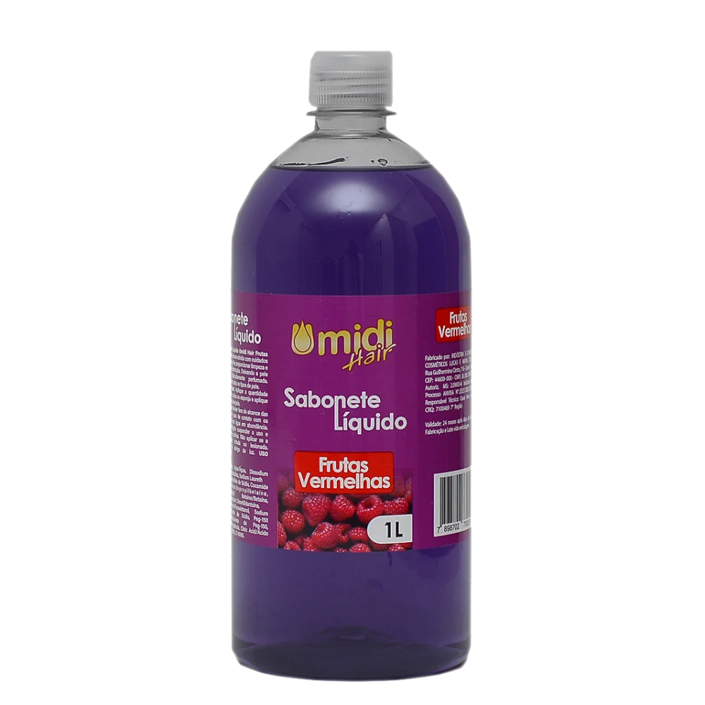 Sabonete Líquido Umidi Hair Frutas Vermelhas 1L