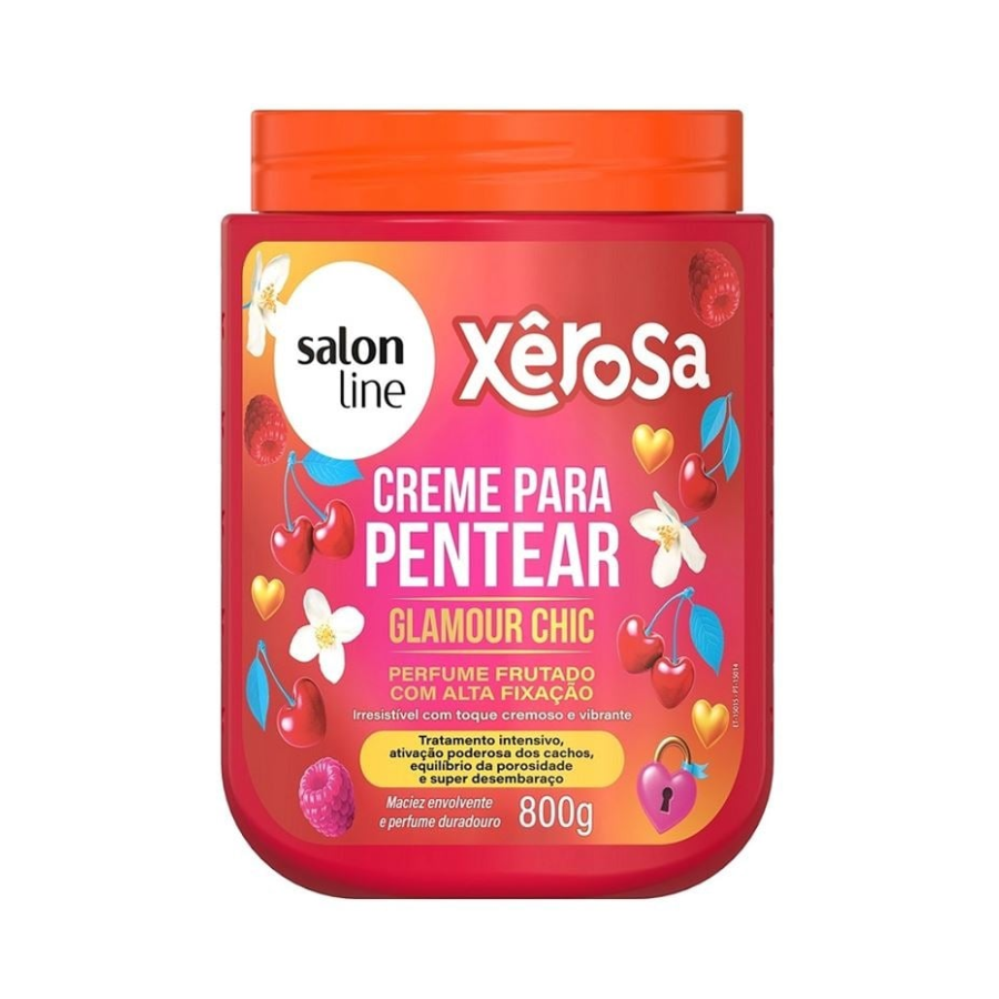 Creme Para Pentear Salon Line Xêrosa Glamour Chic 800G