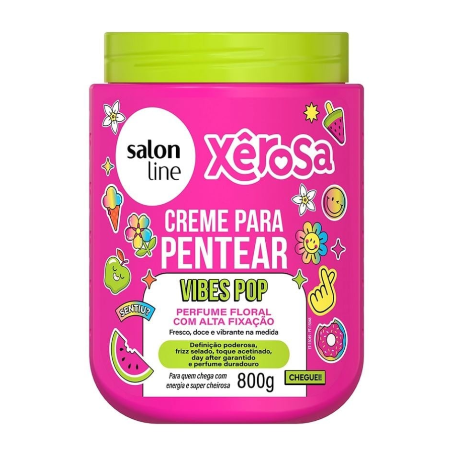 Creme Para Pentear Salon Line Xêrosa Vibes Pop 800G