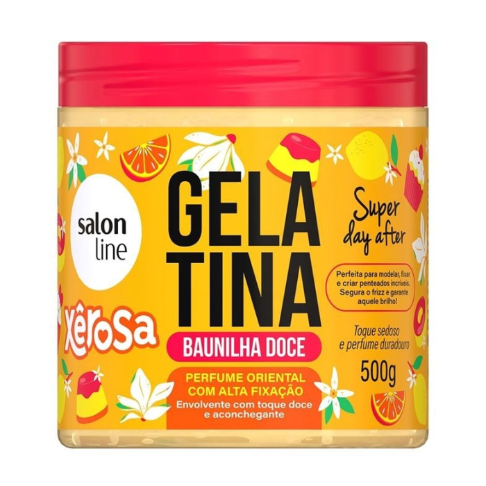 Gelatina Salon Line Xêrosa Baunilha Doce 500G