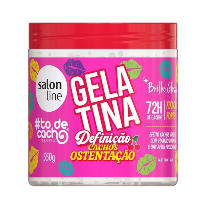 Gelatina Salon Line #Todecacho Definição Cachos Ostentação 550G