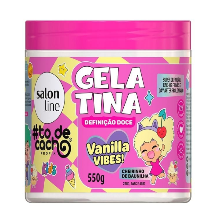 Gelatina #Todecacho Salon Line Kids Vanilla Vibes 550G