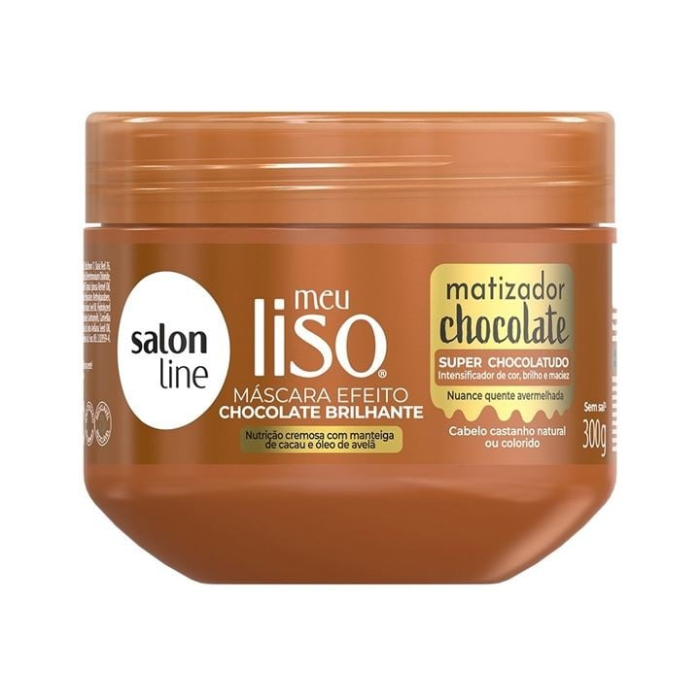 Máscara Salon Line Meu Liso Matizador Chocolate 300G