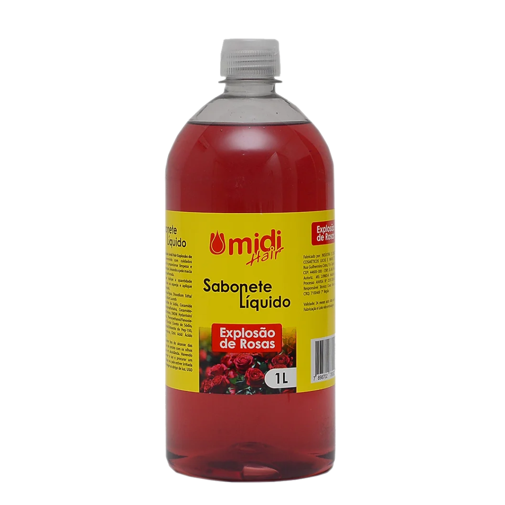 Sabonete Líquido Umidi Hair Explosão De Rosas 1L