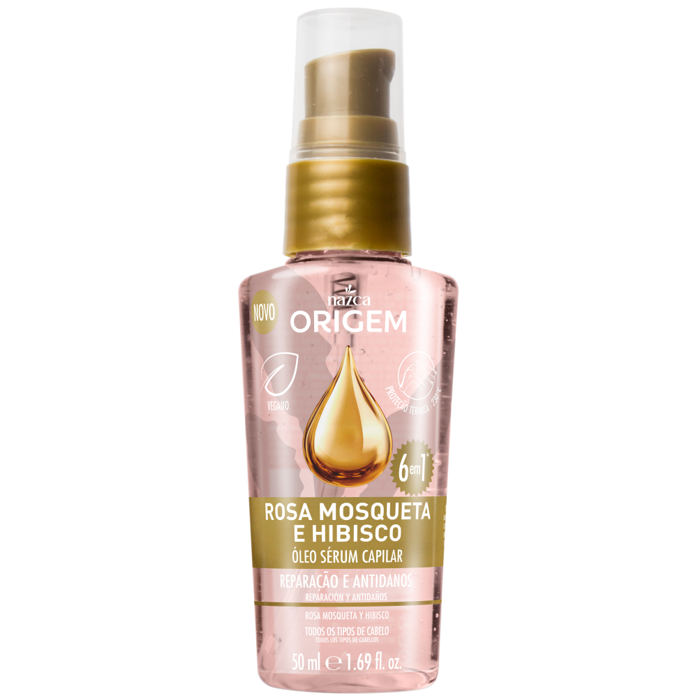 Óleo Sérum Capilar Origem Rosa Mosqueta E Hibisco 50ml