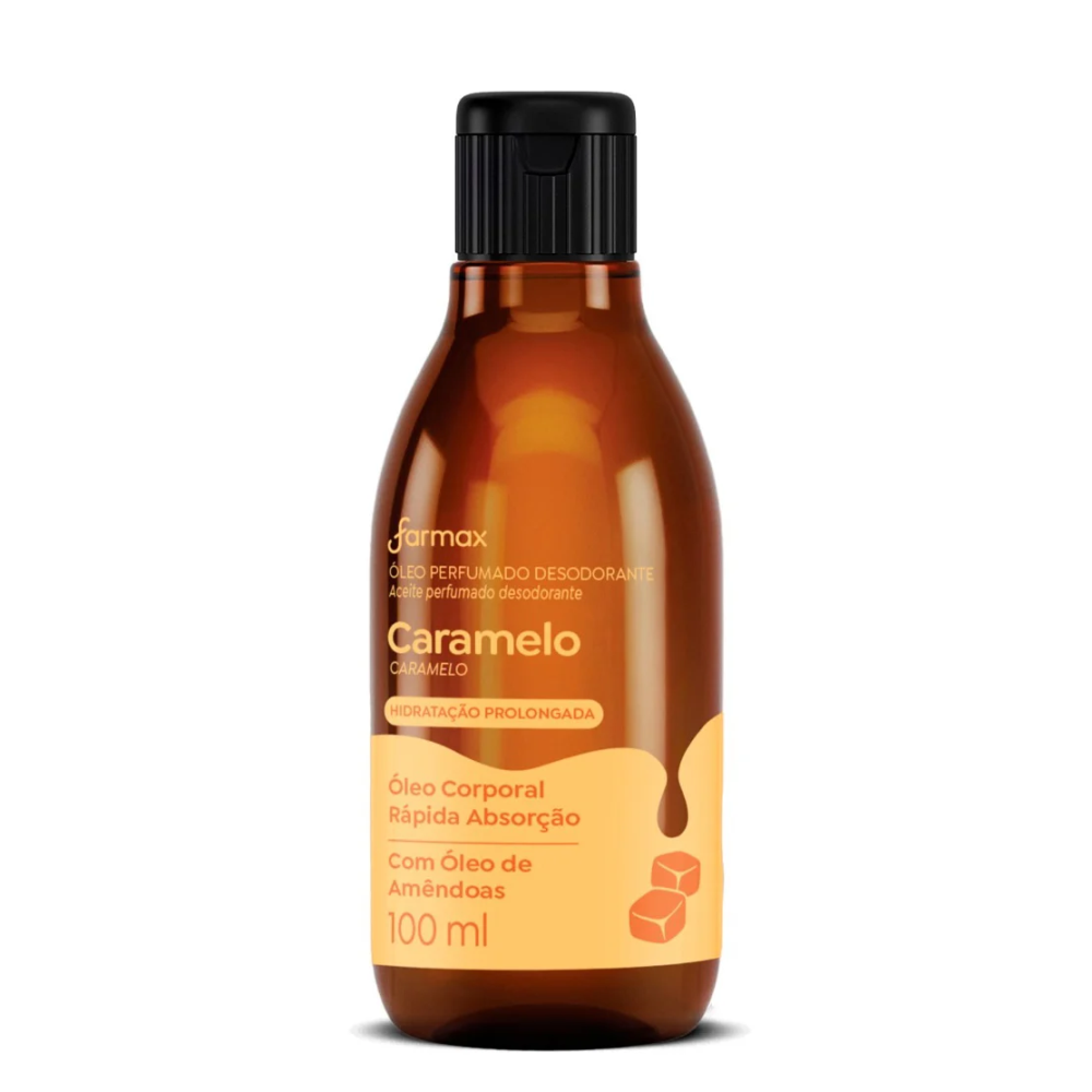 Óleo Corporal Farmax Caramelo 100ml