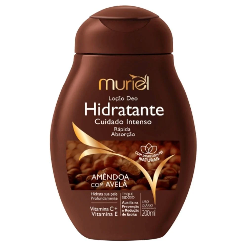 Loção Hidratante Corporal Muriel Amêndoas Com Avelã 200ml