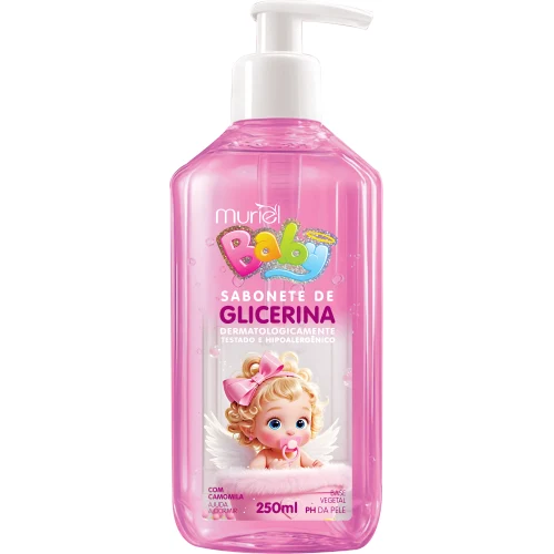 Sabonete Líquido Muriel Baby Rosa 250ml